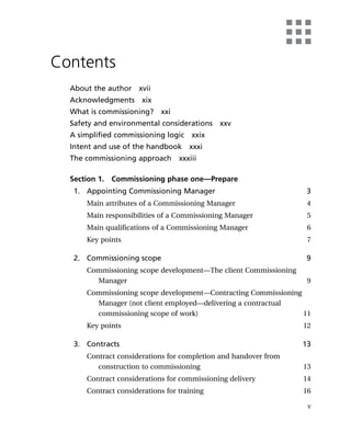Chemical and Process Plant Commissioning Handbook. A Practical Guide to ...