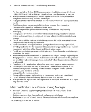 Process Plant Commissioning Handbook.pdf Chemical and Process Plant Commissioning Handbook. A Practical Guide to ...