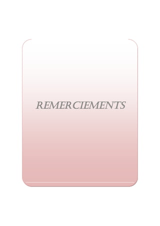 Remerciements
 