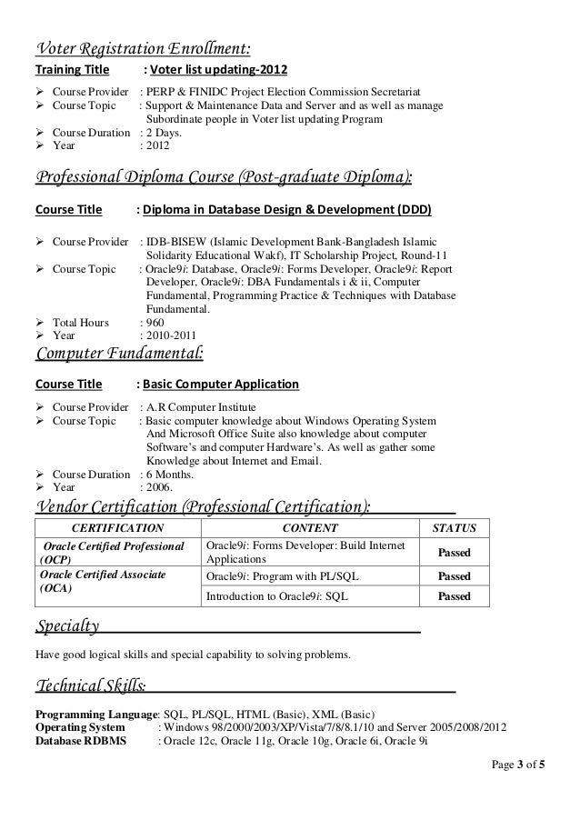 resume registration