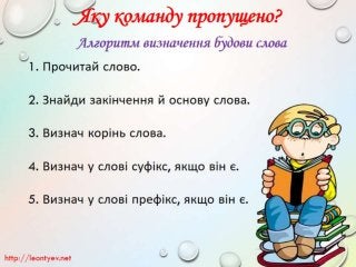 3 клас 19 урок. Пошук пропущених дій в знайомій послідовності. Складові частини об’єктів. Схема складу. Зв’язки у схемах.(за оновленою програмою 2016 р.)