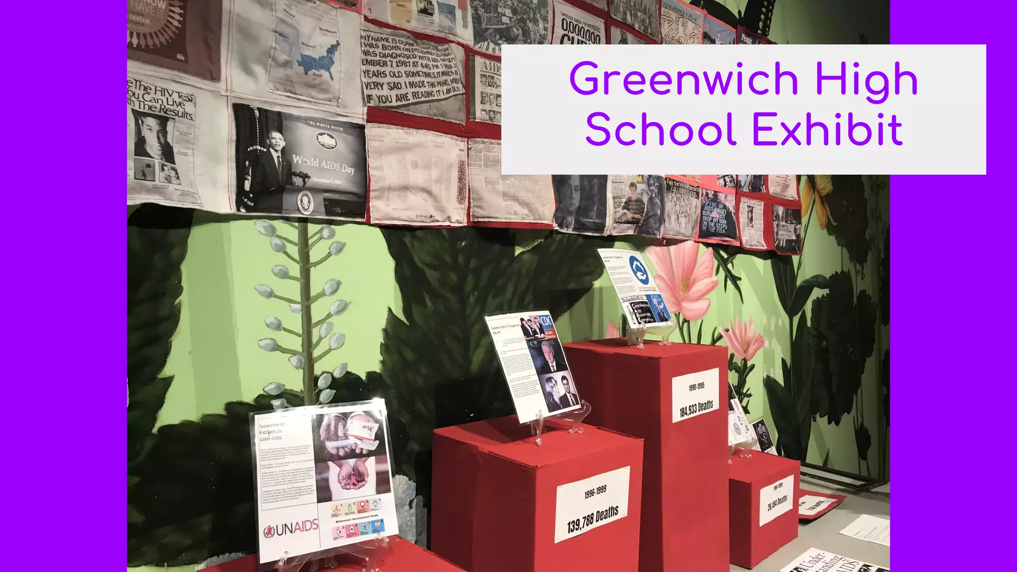 Greenwich High
School Exhibit
 