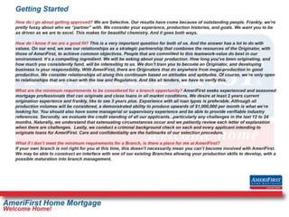 AmeriFirst Recruiting Powerpoint