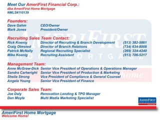 AmeriFirst Recruiting Powerpoint