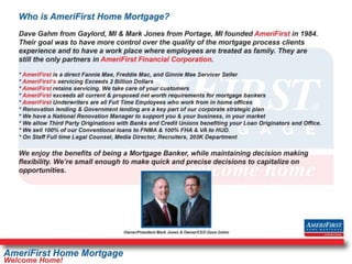 AmeriFirst Recruiting Powerpoint