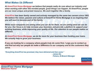 AmeriFirst Recruiting Powerpoint