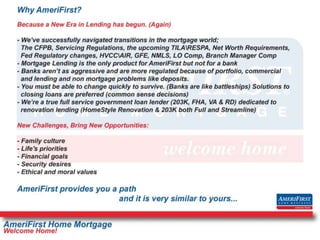 AmeriFirst Recruiting Powerpoint