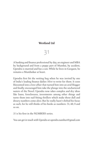 Westland Ltd


                              31
! BANKING AND kNANCE PROFESSIONAL BY DAY 