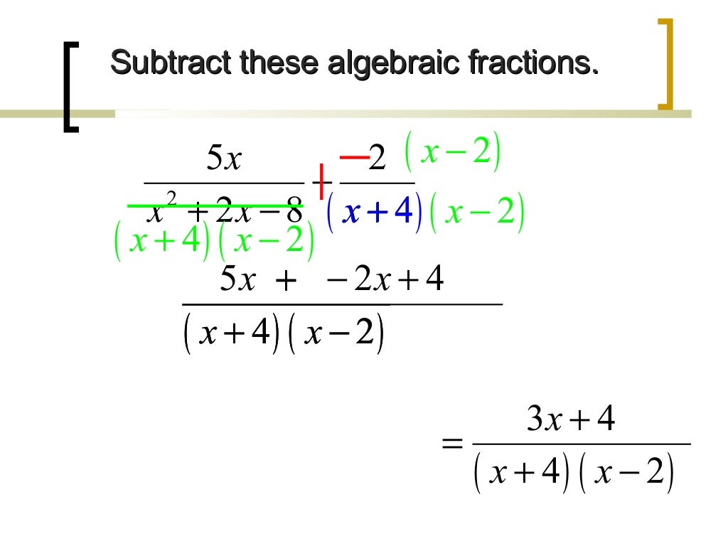 31 algebraic fractions (1)
