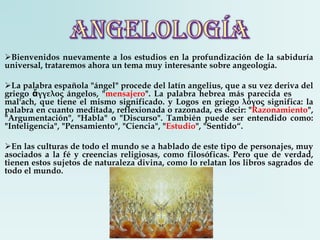 angelología ,[object Object]