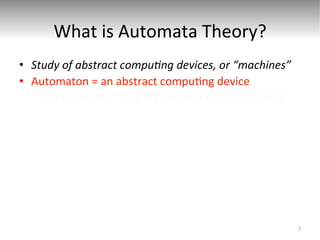 Lecture: Automata | PDF
