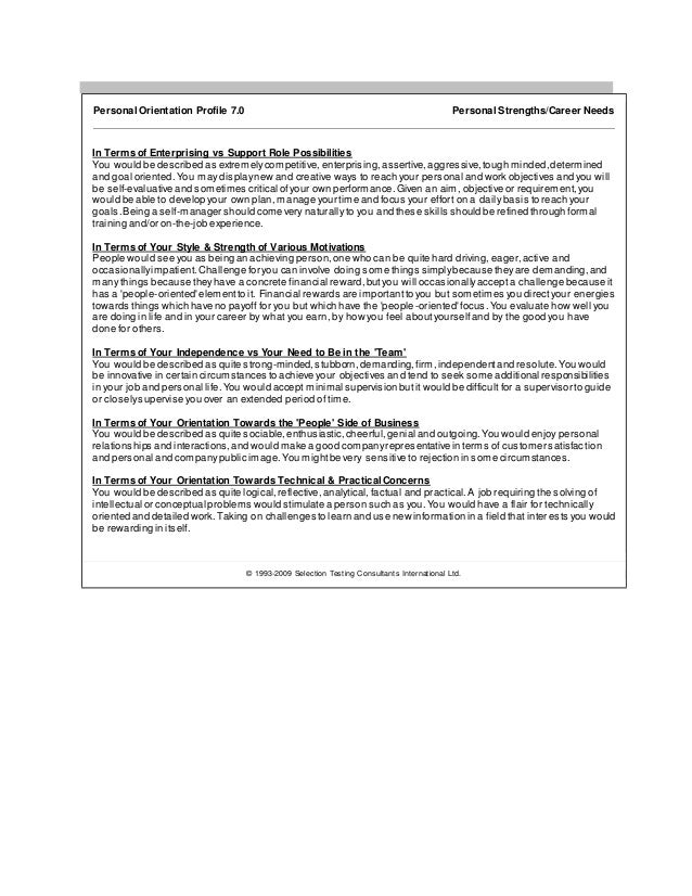 what are some personal strengths