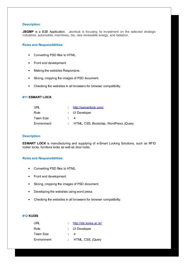ASHOK KUMAR UI Developer Resume