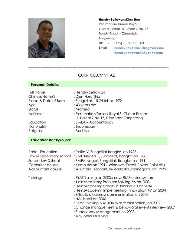 Application Letter Linkedin