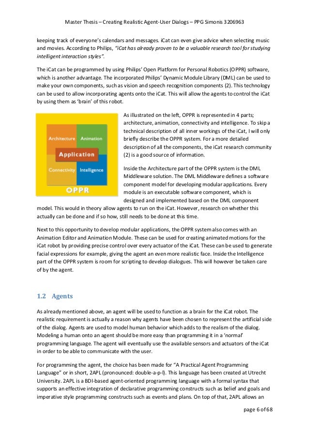 Master thesis in philips