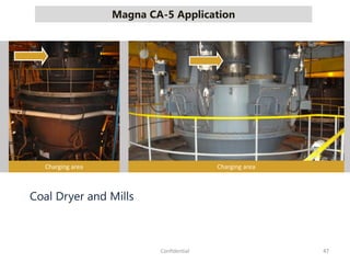 Magna CA-5 Application
47Confidential
Charging area Charging area
Coal Dryer and Mills
 