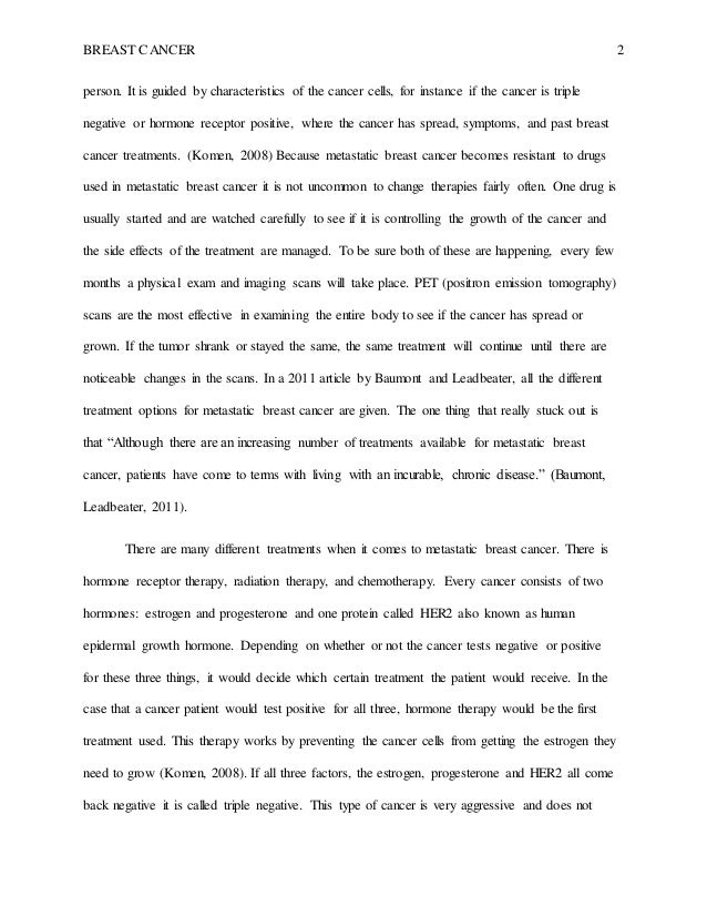 essays on breast cancer