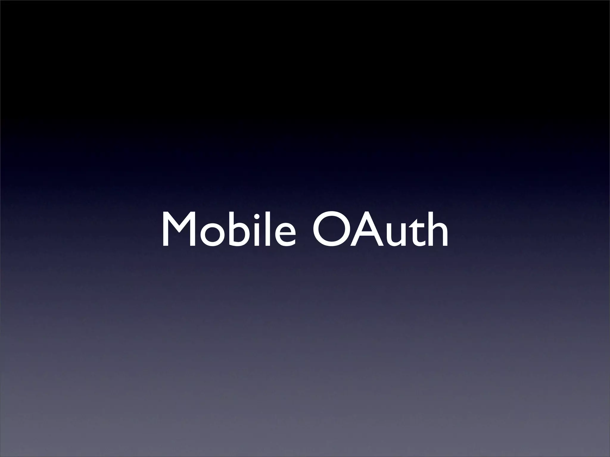 David Recordon's Presentation at eComm 2008