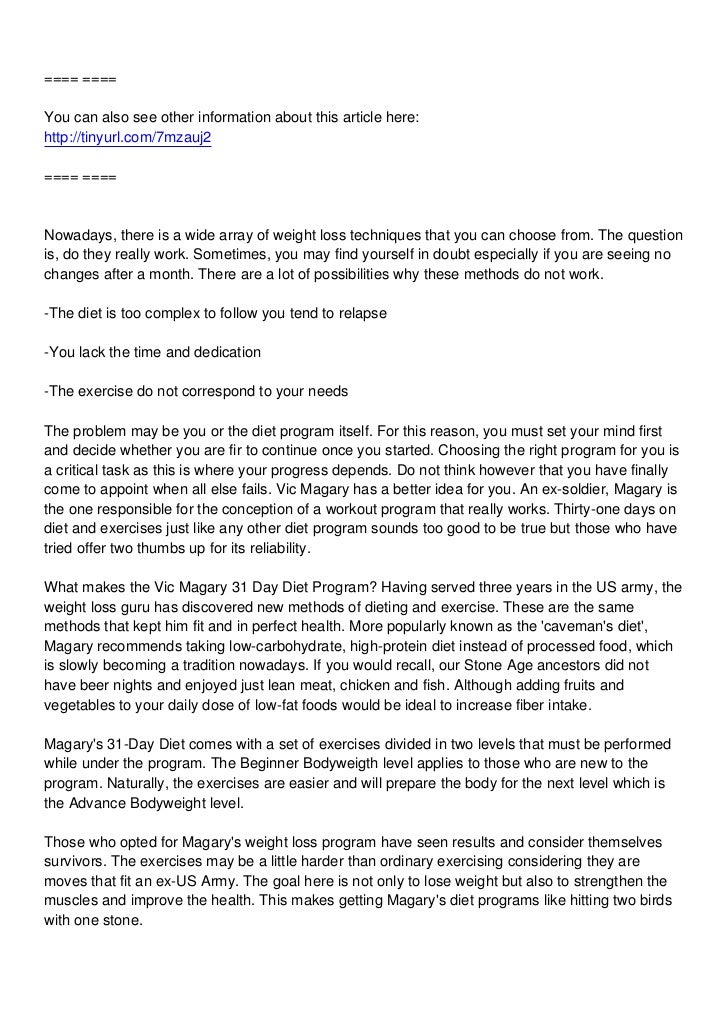 Vic Magary S Workout Program Vic Magary S Workout Program