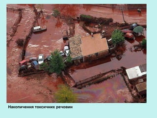 Накопичення токсичних речовин
 