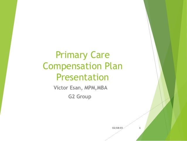 Primary Care Physician Compensation Model