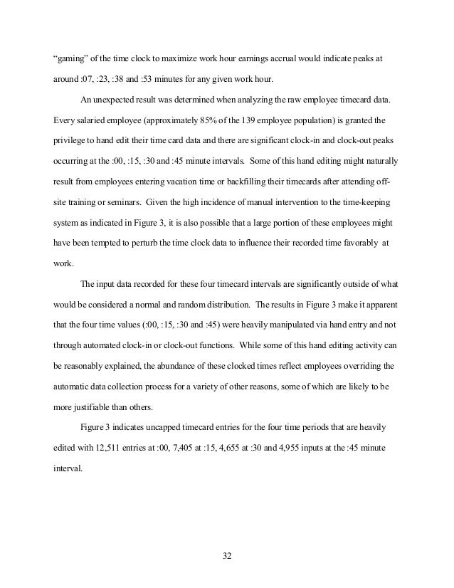 Employee Timekeeping The Effects of Clock Rounding on Corporate Pr…