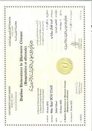 clinical pharmacy diploma