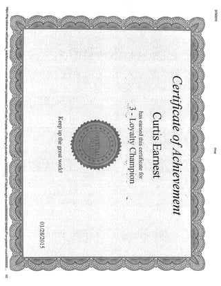 IHG Loyalty Champion Certification