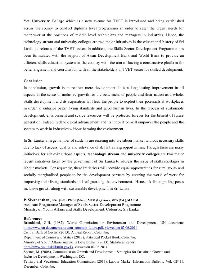 inclusive growth and sustainable development