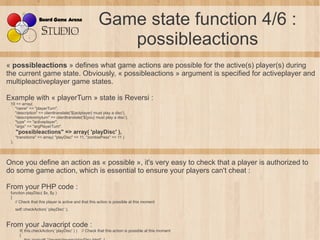 Game state function 4/6 :
                                                           possibleactions
« possibleactions » d...