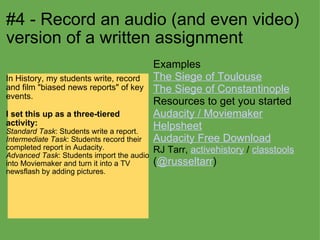 31 interesting ways to use audio in your class | PPT