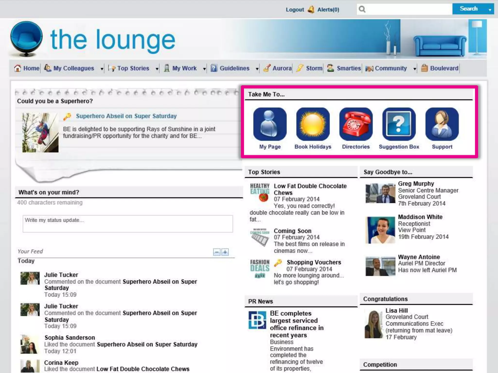 Twitter: @DWG
www.digitalworkplacegroup.com
Business Environment – Big icons
 