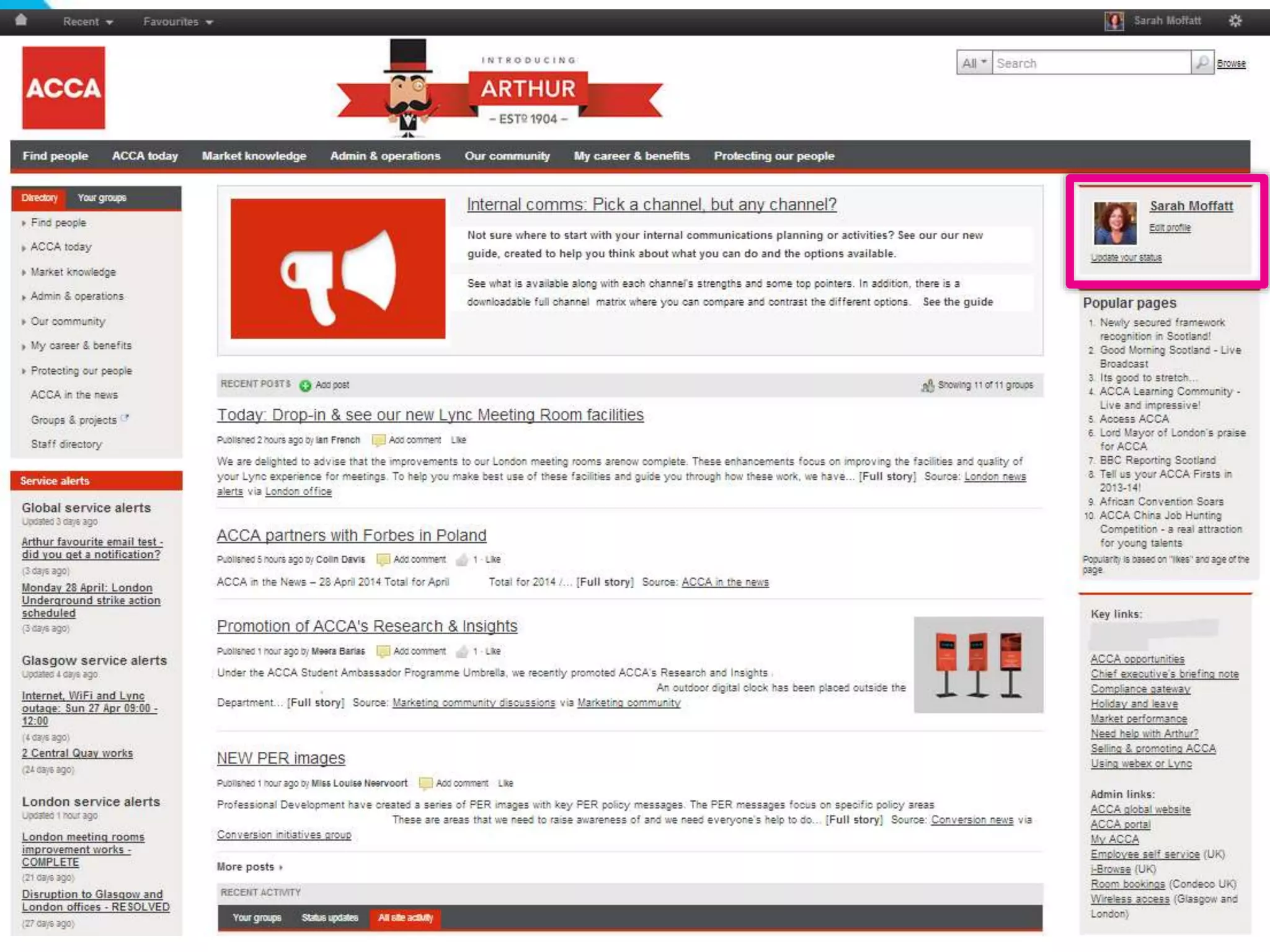 Twitter: @DWG
www.digitalworkplacegroup.com
ACCA –
Link to edit profile
 