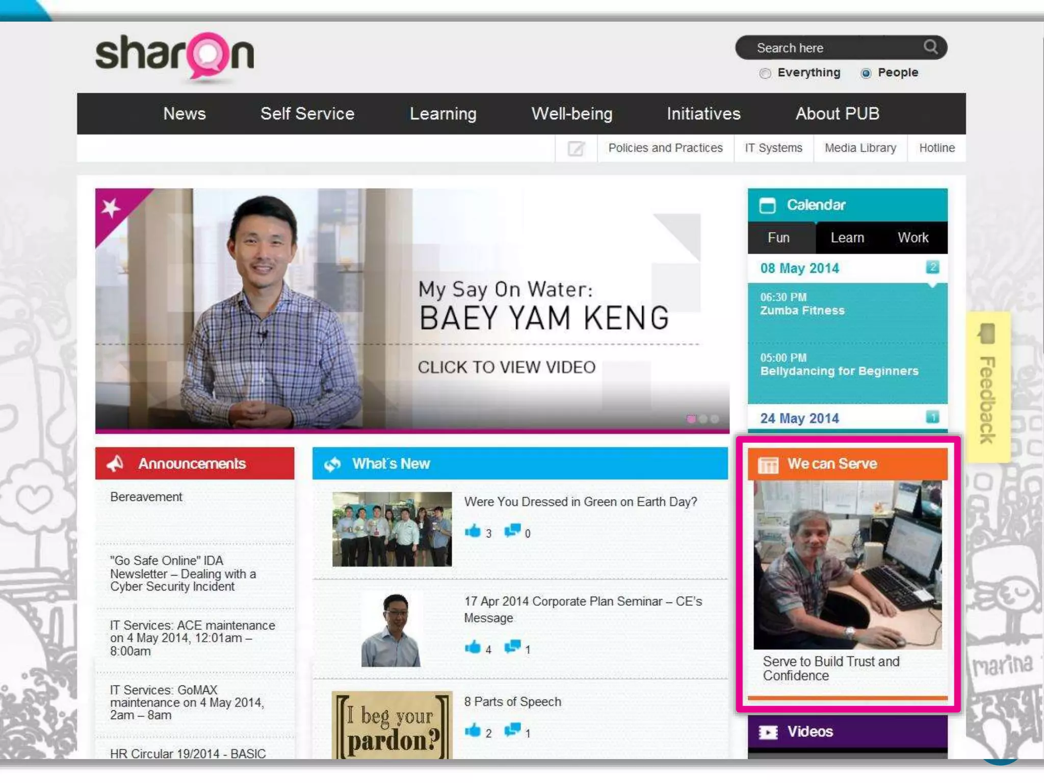 Twitter: @DWG
www.digitalworkplacegroup.com
PUB –
“We can serve” spotlight
 