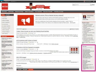 Twitter: @DWG
www.digitalworkplacegroup.com
ACCA – “Key Links” / “Popular Pages”
 