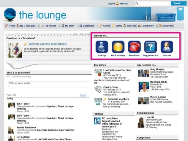 31 intranet homepage design examples with screenshots intranet website examples