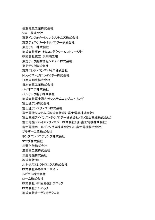 ビー テクノロジーの取引先リスト 31mar12