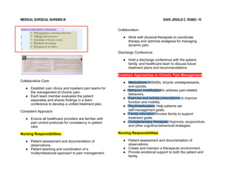 Comprehensive Pain Assessment and Management in Medical-Surgical ...