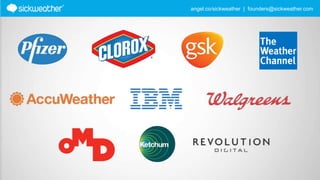 angel.co/sickweather | founders@sickweather.com
 