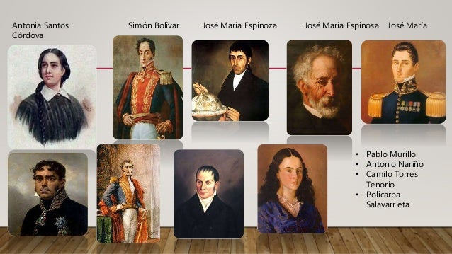 Próceres de la Independencia de Colombia