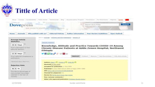 Tittle of Article
12/10/2020 Sundar Lamichhane 11
 