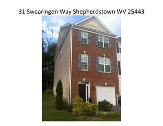 31 Swearingen Way Shepherdstown WV 25443 
 