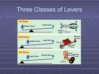 Three Classes of Levers
 