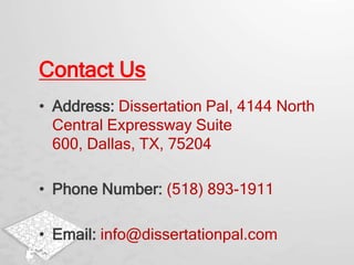 Dissertation pal | PPTX