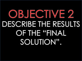 32.3 THE HOLOCAUST