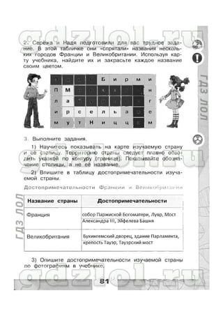 гдз окружающий мир 3 класс плешаков (рабочая тетрадь) ч2