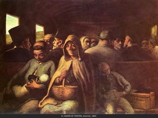 EL VAGÓN DE TERCERA, Daumier, 1864.
 
