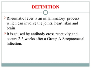 Comprehensive Overview of Acute Rheumatic Fever: Pathogenesis ...