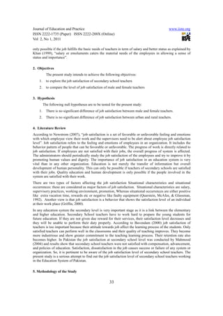 [32 37]a study of job satisfaction of secondary school teachers | PDF