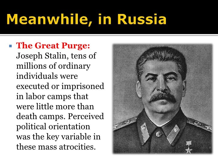 a paper on the great purge and joseph stalin Scales, diann, stalin and the purges (1969)etd collection for auc robert w woodruff librarypaper 2394 joseph stalin was one of the world's most powerful dictators era known as the great purges was stalin's entire rule destined to be a bloody terror in conse. a paper on the great purge and joseph stalin Scales, diann, stalin and the purges (1969)etd collection for auc robert w woodruff librarypaper 2394 joseph stalin was one of the world's most powerful dictators era known as the great purges was stalin's entire rule destined to be a bloody terror in conse.